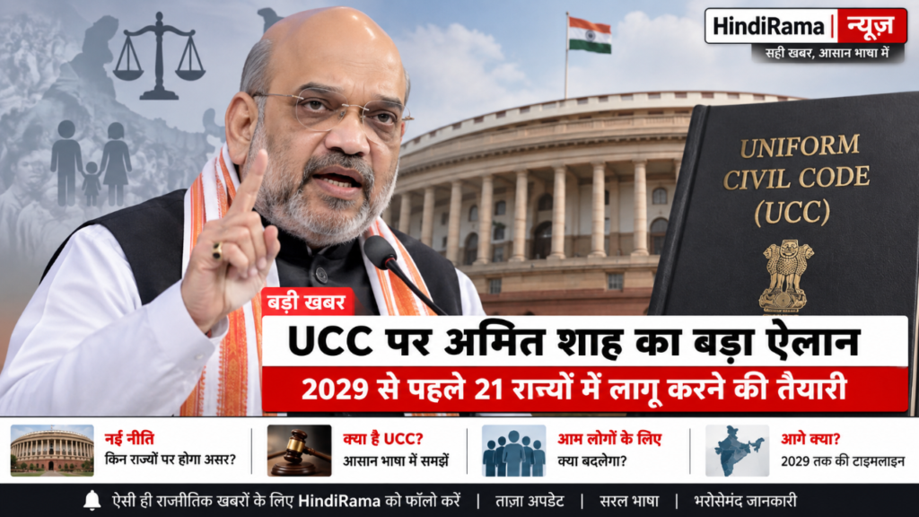 2029 से पहले 21 राज्यों में UCC लागू करने का भरोसा, अमित शाह का बड़ा बयान 2 2029 से पहले 21 राज्यों में UCC लागू करने का भरोसा, अमित शाह का बड़ा बयान। Hindi Rama