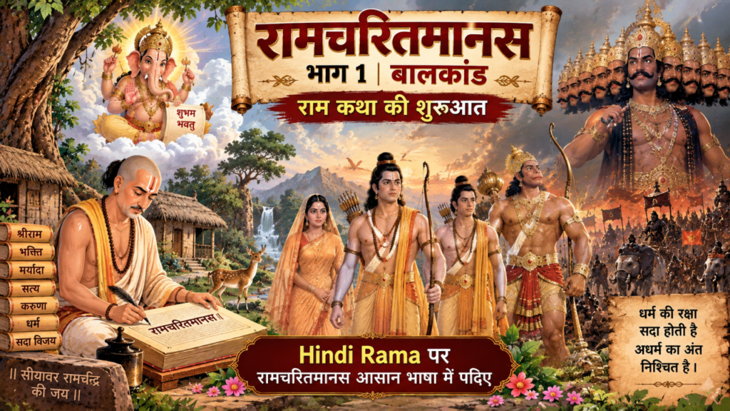 रामचरितमानस | बालकांड भाग 1 | रामकथा की पावन शुरुआत | Ramcharitmanas। Hindi Rama