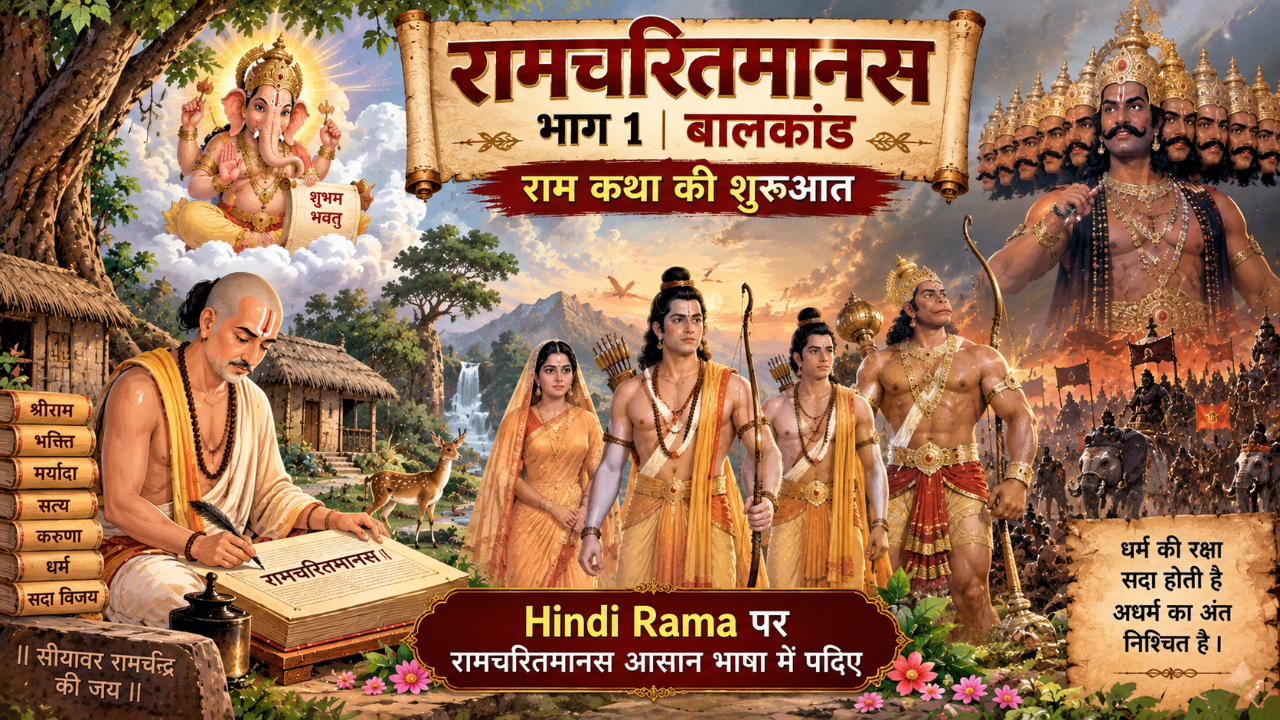 रामचरितमानस । बालकांड भाग 1 । रामकथा की पावन शुरुआत । Ramcharitmanas 2 रामचरितमानस | बालकांड भाग 1 | रामकथा की पावन शुरुआत | Ramcharitmanas। Hindi Rama