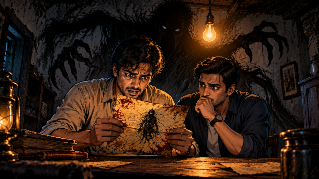शापित चिट्ठी का खौफ़: एक ऐसा शाप, जो मौत के बाद भी पीछा नहीं छोड़ता 7 शापित चिट्ठी का खौफ़: एक ऐसा शाप, जो मौत के बाद भी पीछा नहीं छोड़ता