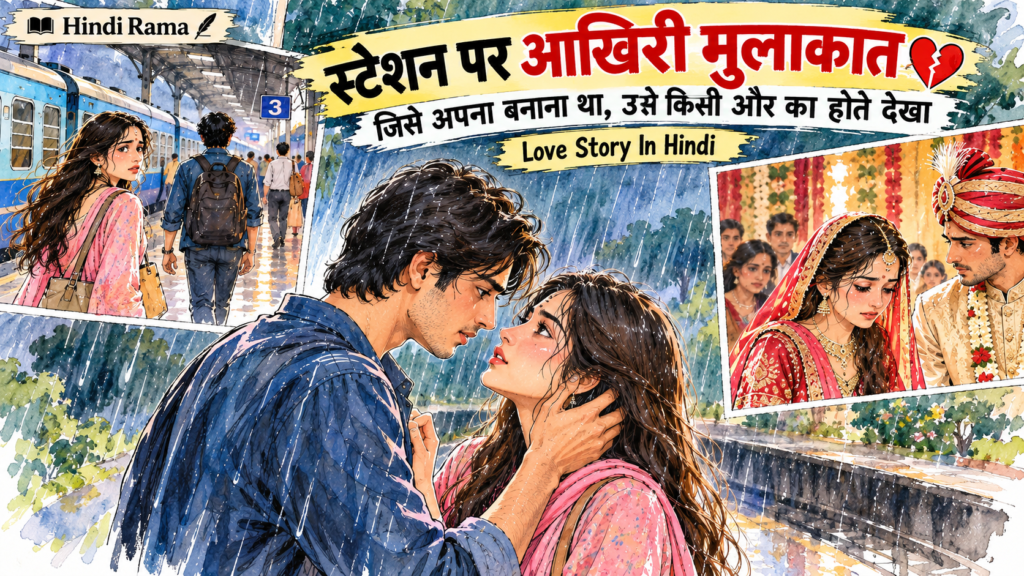 स्टेशन वाली आखिरी मुलाकात । जिसे अपना बनाना था, उसे किसी और का होते देखा । Love Story In Hindi