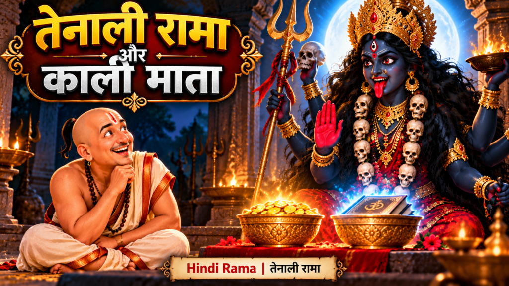 तेनाली रामा और काली माता की कहानी | बुद्धि और हाजिरजवाबी का अद्भुत किस्सा