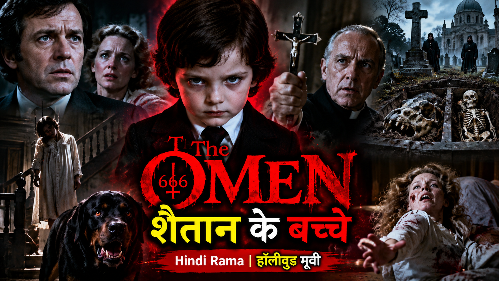 शैतान का बच्चा हॉलीवुड मूवी! जहां इसके कदम पड़े, वहां मौत ने मचाया तांडव । The Omen Movie Explained in Hindi